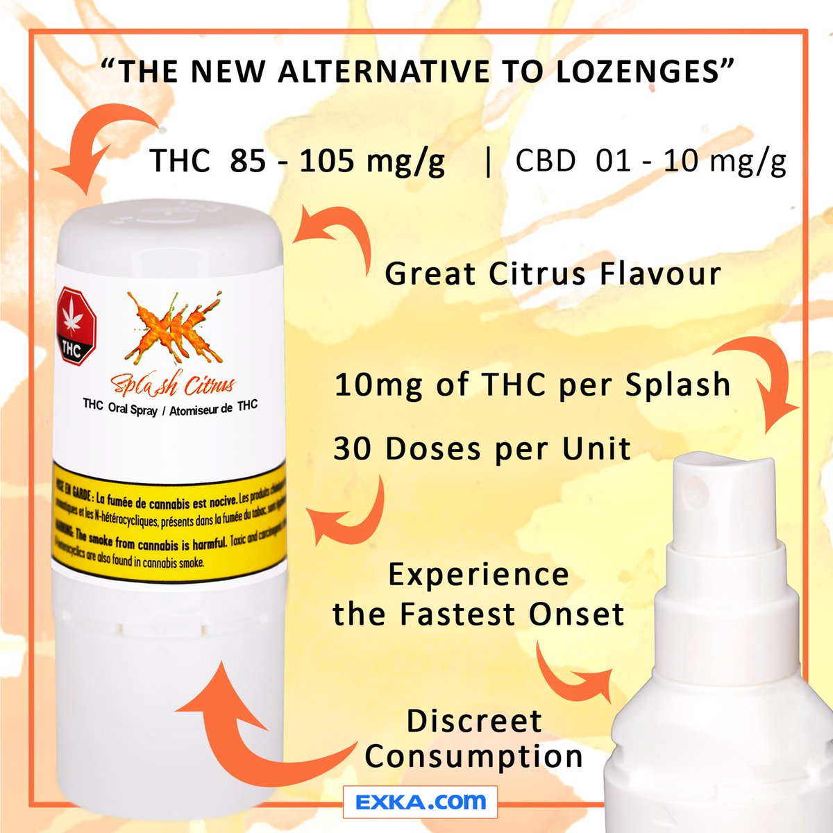 XK SPLASH Citrus has received great reviews from all the retailers we visited this week! It offers unique flavors, discreet consumption, and fast onset of action.

Find a retailer near you today on <a href="/weedpanion/">Weedpanion</a> and enjoy The Magic of Science!

#xksplash
#exka