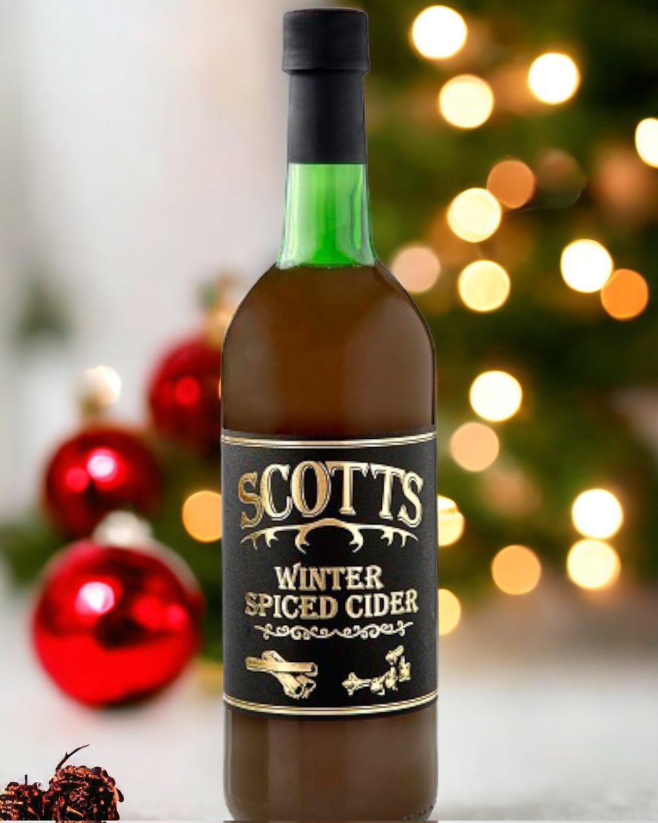 Unwrap the magic of Christmas with every taste with our delicious Mulled Cider - it's Christmas in a glass! 🥂✨ It comes in a 750ml bottle ready to be heated up. 🍎

#cider #scottsirishcider #irishcider #vegan #glutenfree #cavan #ireland #createdincavan #craftcider #apples