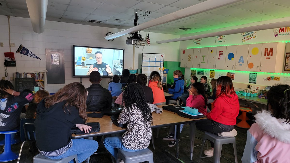 Laretha Johnson (@lj_4thekids) on Twitter photo <a href="/Thalia_Ele/">Thalia Elementary</a> 5gr STEM Leaders <a href="/MicrosoftFlip/">Flip</a> <a href="/PlayCraftLearn/">Minecraft Education</a> LIVE with Mr. Ebadi Robotics Engineer making real connections to why we code and use design thinking #CSWeek2023 #DreamBig <a href="/NASA/">NASA</a> #Artemis <a href="/Thalia_Ele/">Thalia Elementary</a> 5gr STEM Leaders <a href="/MicrosoftFlip/">Flip</a> <a href="/PlayCraftLearn/">Minecraft Education</a> LIVE with Mr. Ebadi Robotics Engineer making real connections to why we code and use design thinking #CSWeek2023 #DreamBig <a href="/NASA/">NASA</a> #Artemis