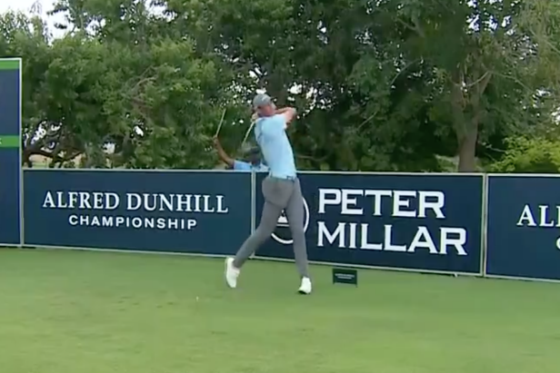 Former World No. 1 amateur raises giant middle finger to rollback with 418-yard drive at the Alfred Dunhill Championship. glfdig.st/bysz50Qgssl