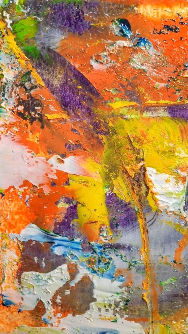 Hello Frens how are you doing today 😍? This is an explosion colorfull from my Once Upon a Time in Spring series2023 be contasgious by this detail!  #abstract #abstractpainting #abstractpainting #ArtLovers #originalart #artwork #visualart #abstractartist #art