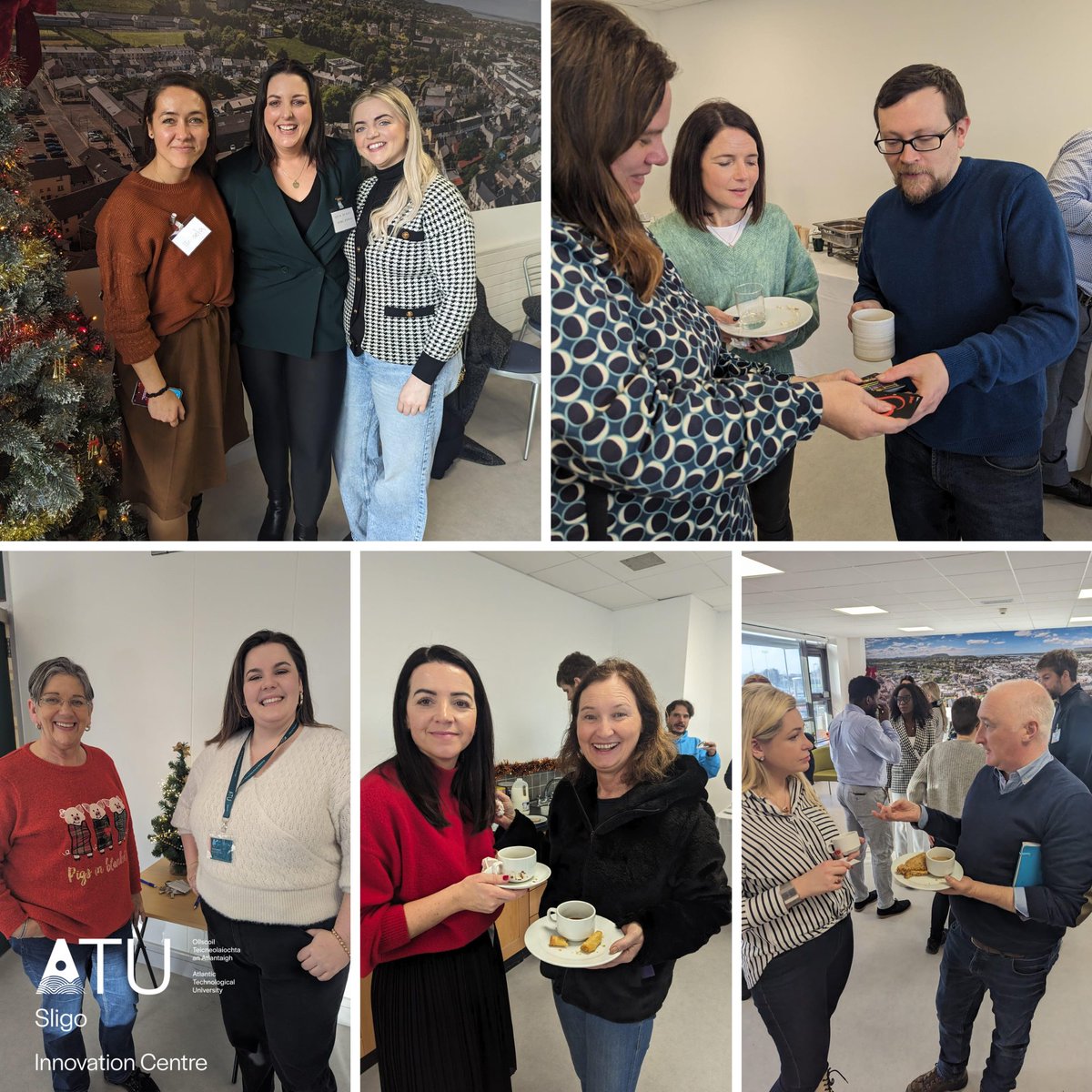 🎄 Thank you for attending our Winter Social ⛄

We hope you enjoyed connecting with each other over Christmas treats, we look forward to a Spring Social in 2024.
For information on how you can locate your business at ATU Sligo Innovation Centre visit atusligoinnovation.com now