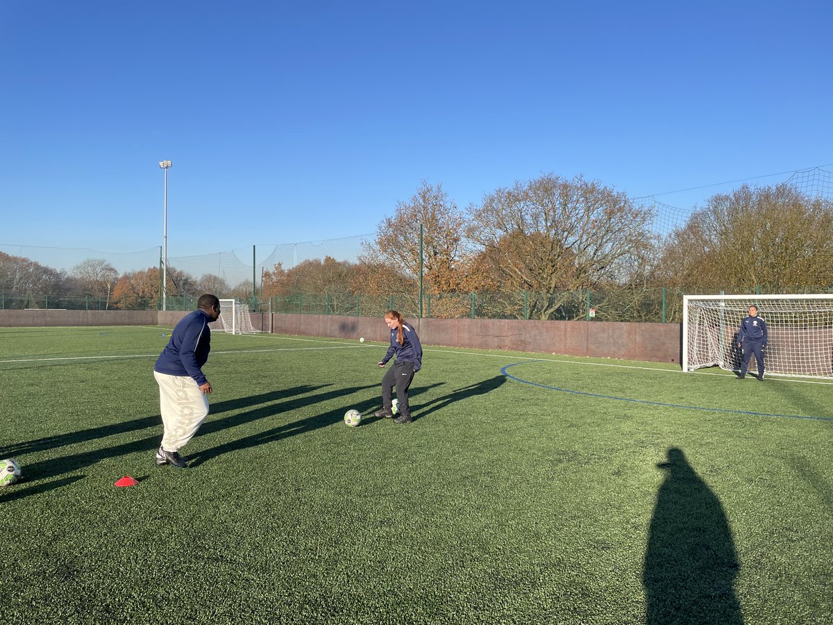 StockportCounty's tweet photo. Last week, our @SCFCFootballEd Career Pathway students were visited by Grange School, a special needs provision school, with our students leading numerous coaching, rehab and strength and conditioning sessions for them on the pitch and in the gym.

#StockportCounty https://t.co/Y8FvtrbDnJ