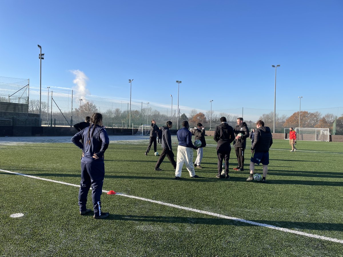 StockportCounty's tweet photo. Last week, our @SCFCFootballEd Career Pathway students were visited by Grange School, a special needs provision school, with our students leading numerous coaching, rehab and strength and conditioning sessions for them on the pitch and in the gym.

#StockportCounty https://t.co/Y8FvtrbDnJ