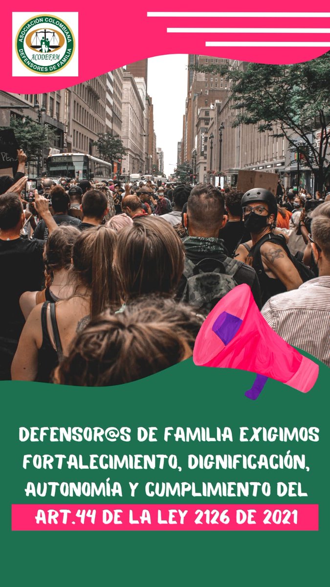 Asociacion Colombiana de Defensores de Familia tweet media