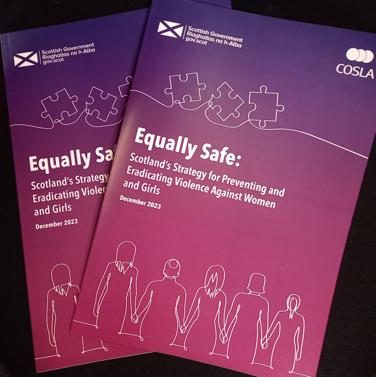 We were pleased to be at the @scotgov and @COSLA launch of the refreshed #EquallySafe Strategy to hear about some of the impactful work happening across the country and of the shared commitment to prevent and eradicate VAWG #16DaysofActivism #imagine gov.scot/publications/e…