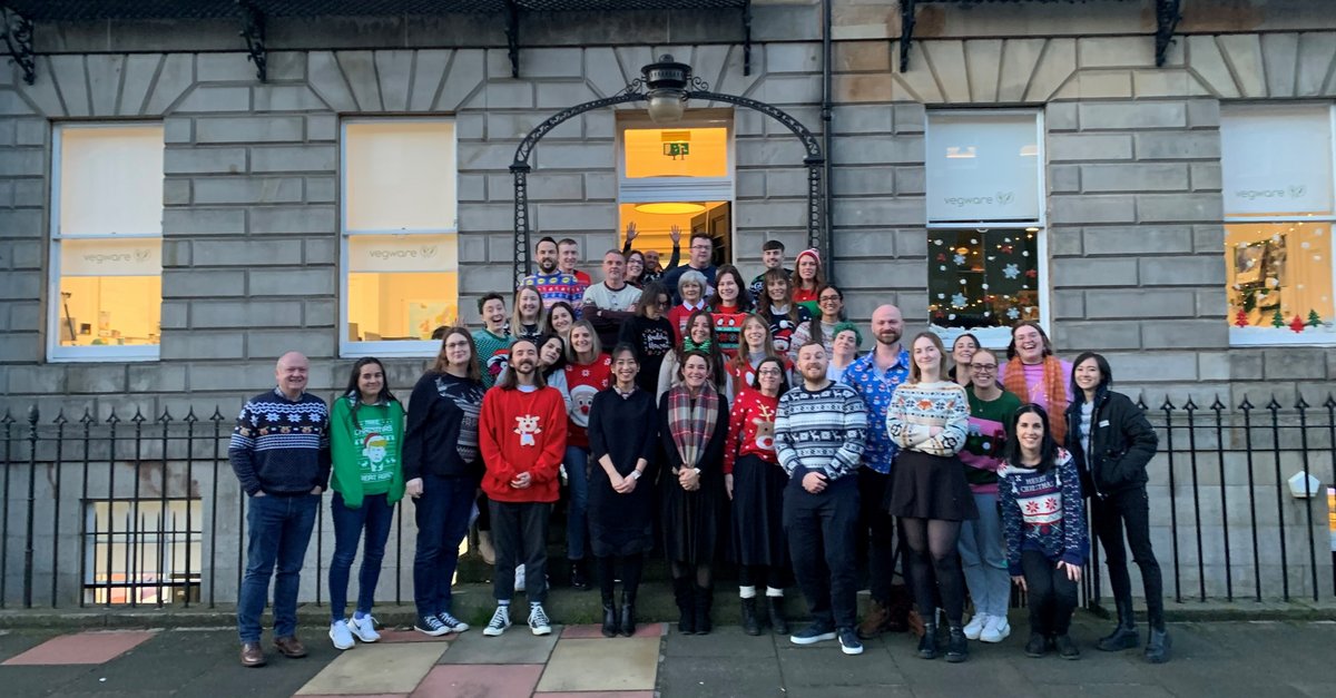 It's December and festive fever has gripped our HQ 🎄 Symptoms include: Christmas decorations, bakes and a questionable choice of knitwear...