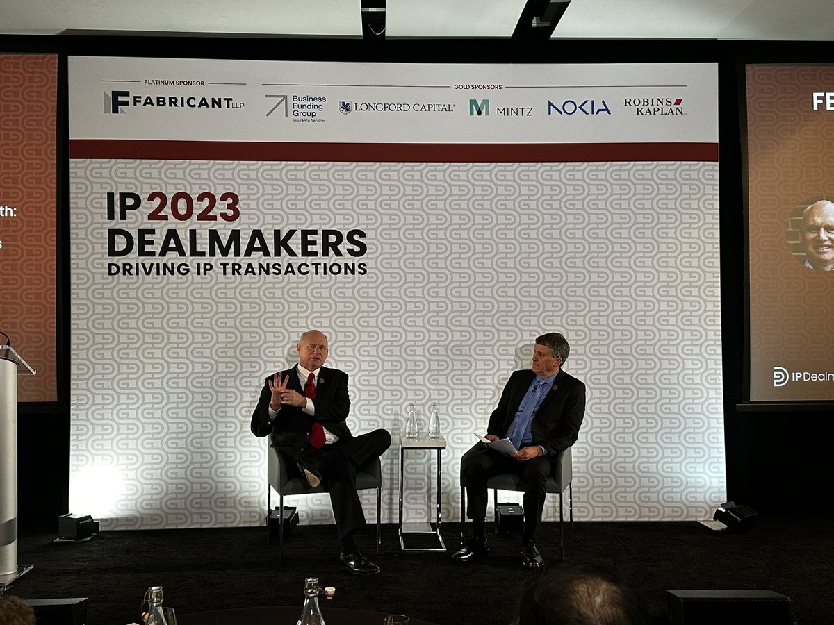 J Carmichael of Carmichael IP paints a dismal picture of the #PTAB at #IPDealmakers: APJs get fired if their management doesn’t like their decisions, they get called in to explain why they didn’t institute, they aren’t incentivized to dissent… #patentreform seems necessary!