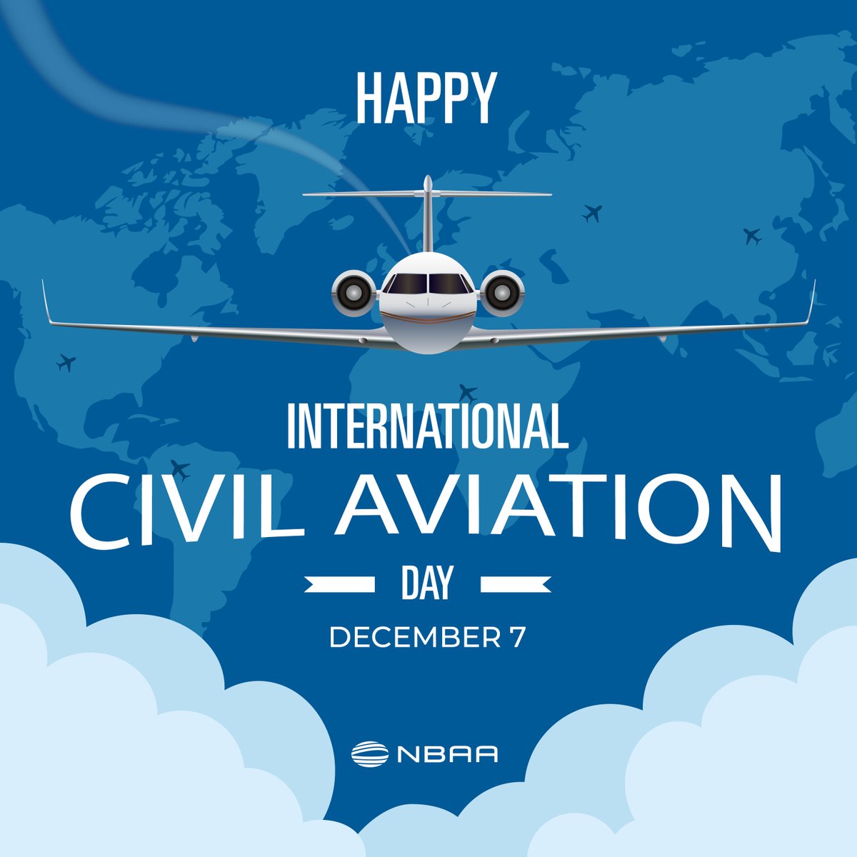 Today, we celebrate #InternationalCivilAviationDay, embracing the #BizAv mission to help businesses thrive across the US and around the globe.