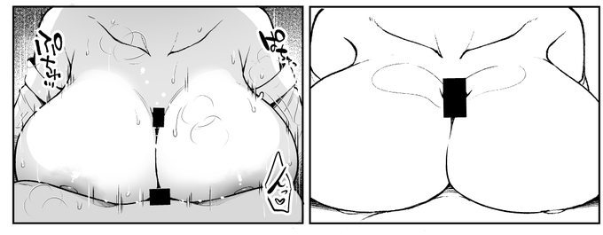 「時間ねえのについつい線画直しちゃったんだけどなんかいい感じになったからまぁええか…見せびらかそ」の精神 