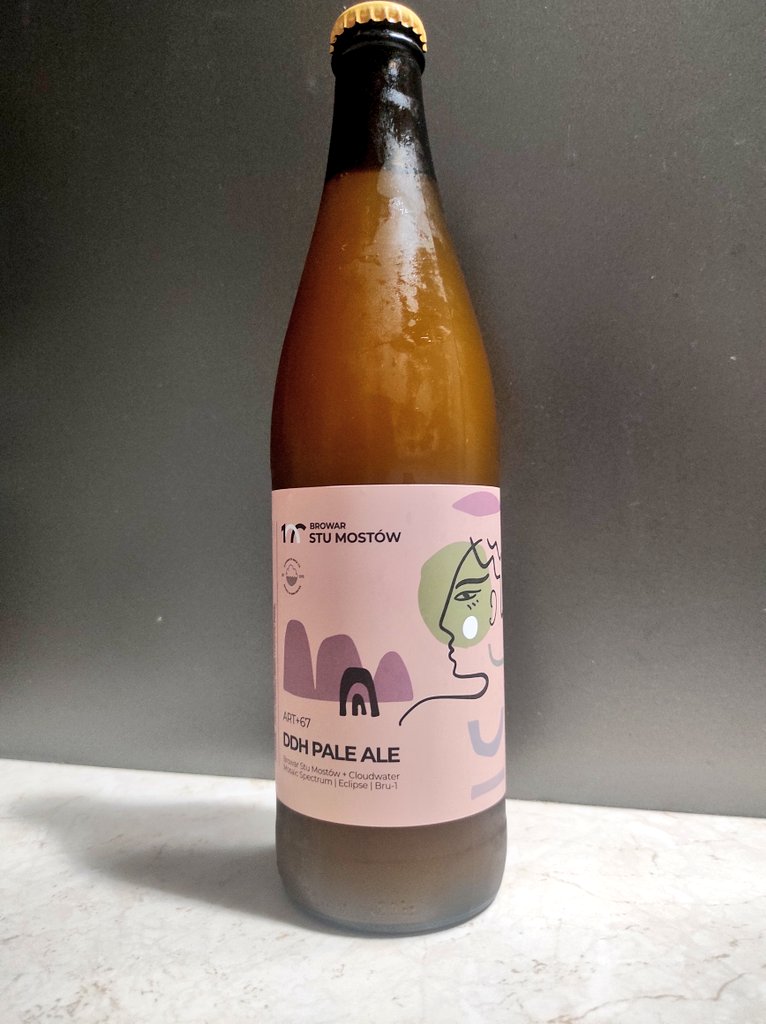 BojanowskiMarek's tweet image. #385
🍺 ART+67 DDH Pale Ale
🇵🇱🇬🇧Browar Stu Mostów/Cloudwater Brew Co.
DDH Pale Ale
Alk. 5.5%
Ekst.wag. 14.0
3/5
#craftbeer #polishbeer #DDH #PaleAle #piwokraftowe #browar #StuMostów #Cloudwater #beergeak #beerpics #wroclaw
@BrowarStuMostow @cloudwaterbrew