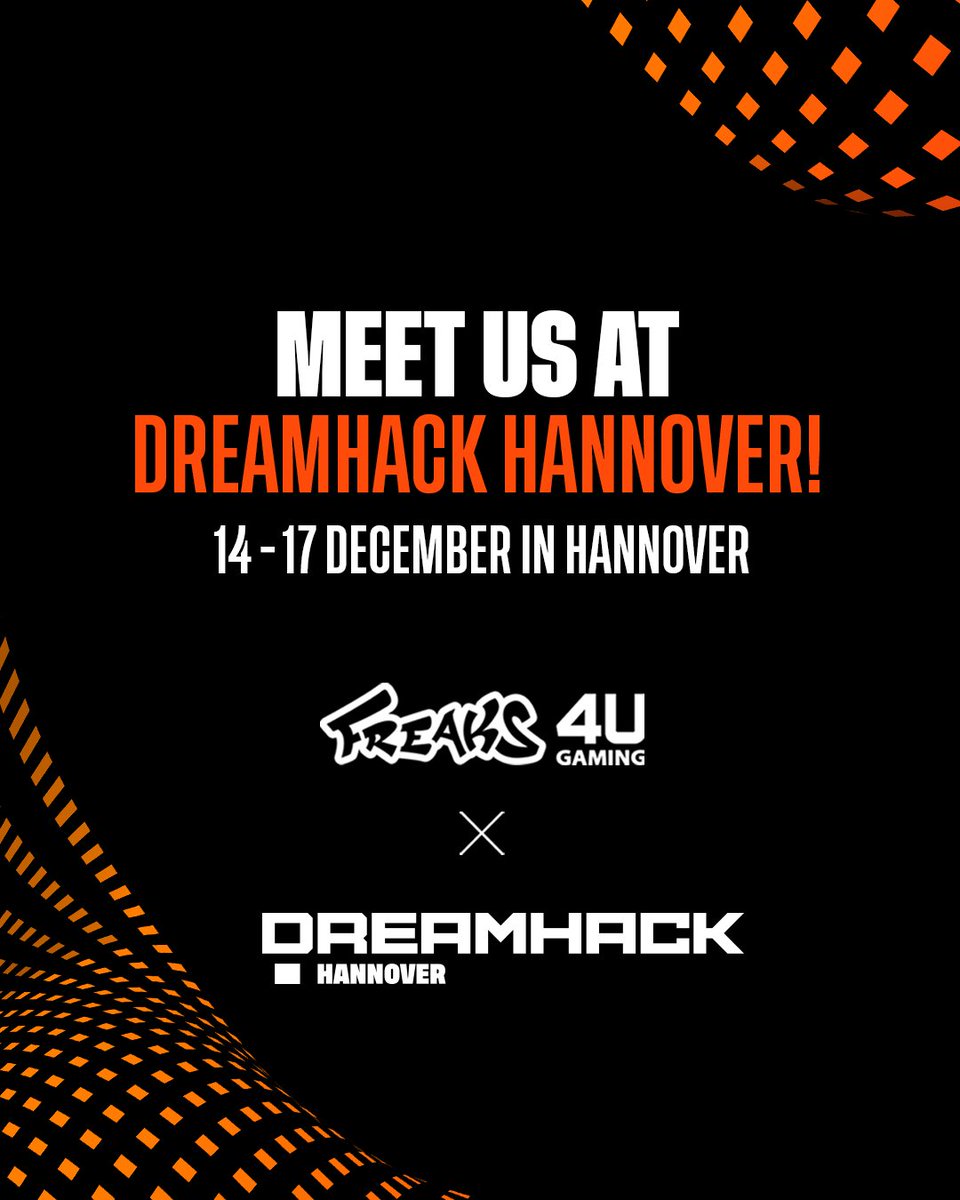 ⏳ Final countdown to @DreamHackDE at @deutschemesse from December 14 - 17. Kick start your holidays in style, check out the event details and get your tickets at: dreamhack-hannover.de/en/tickets/