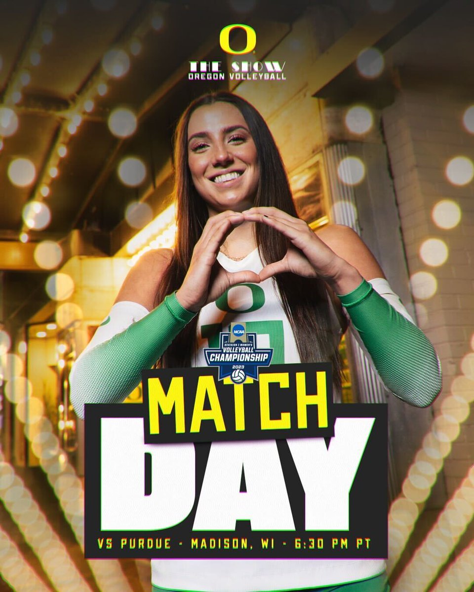 MATCH DAY | <a href="/NCAAVolleyball/">NCAA Women's Volleyball</a> Round Three...

🆚 Purdue
📍 Madison, Wis.
🕡 6:30 p.m. (PT)

<a href="/GoDucksMoseley/">Rob Moseley</a> preview 👉 bit.ly/3GxFul3

#GoDucks