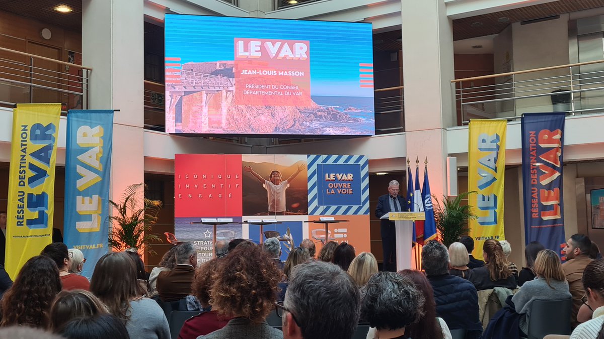 [Plan d'actions 2024🧑‍🏫] L'Office de Tourisme participe à la présentation du Plan d'Actions de <a href="/VarTourisme/">Var Tourisme</a>  au <a href="/Departement_Var/">Departement du Var 83</a> à <a href="/VilleDeToulon/">Ville de Toulon</a>.