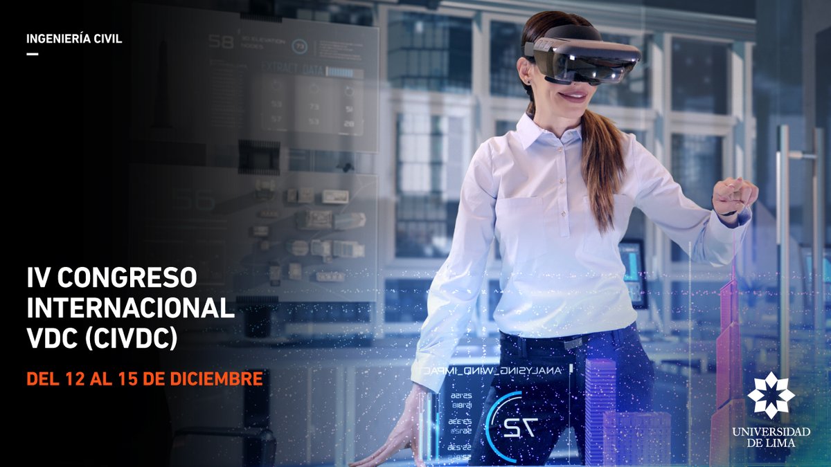 udelima's tweet photo. #ULEventos La Carrera de Ingeniería Civil de la @udelima se complace en organizar y presentar el Congreso Internacional VDC (CIVDC).
Consultas e inscripciones aquí: https://t.co/hzcheRkF68 https://t.co/MMxPgWnPVj