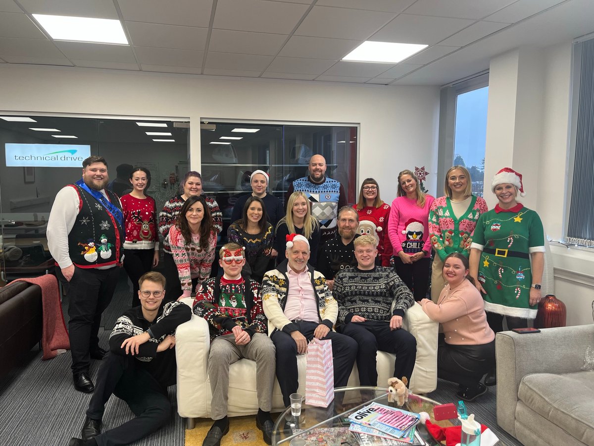 TechnicalDrive_'s tweet photo. We kicked off our festive celebrations this week with a holy jolly success of a Christmas party! ๐๐บ
Now it's #ChristmasJumperDay2023 and we're tucking into turkey baps! Plus, Santa has been! ๐
What a wonderful time to be at #Technicaldrive โค๏ธ
#MerryChristmas #ITSupport https://t.co/PL6bvgw4CW