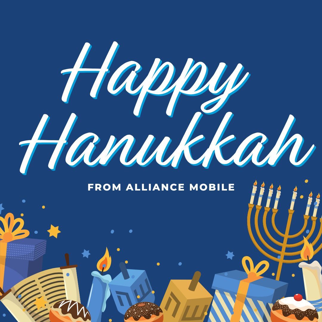 Hanukkah begins tonight! We at Team Alliance wish those who celebrate eight nights of love and light.