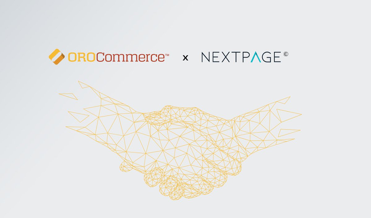 We're excited to share that we've partnered with @NEXTPAGE! 

With OroCommerce and NEXTPAGE©, you can sync your product data from NEXTPAGE© PIM to OroCommerce, ensuring that your online catalog is always accurate and up to date.

More about the partner: eu1.hubs.ly/H06y-pf0