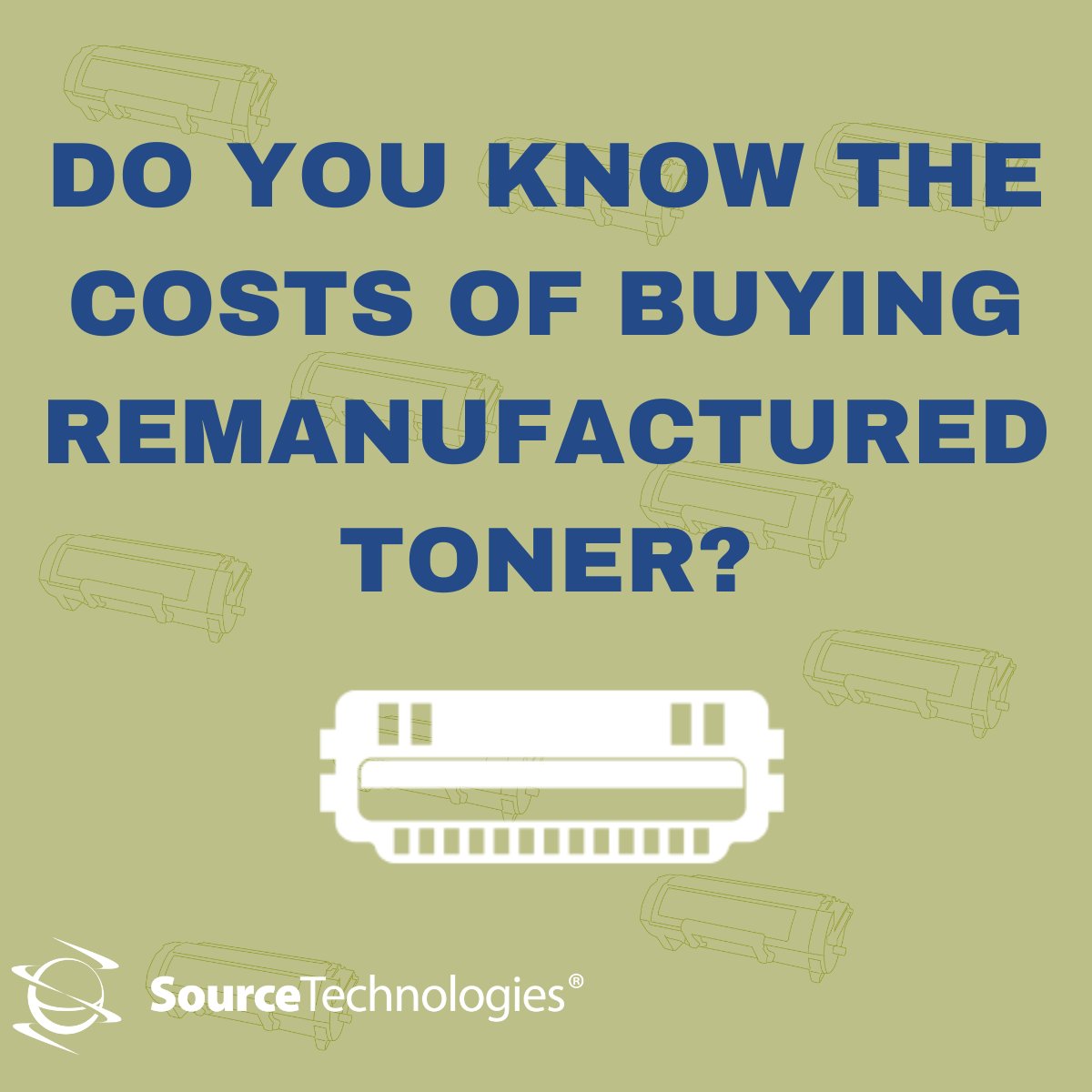 SourceTechnolo4's tweet image. While remanufactured toner’s upfront costs can be lower than OEM toner, it can cost you a lot more in the long run.

hubs.ly/Q029tZgS0

#SourceTechnologies #MICRPrinters #CheckPrinting