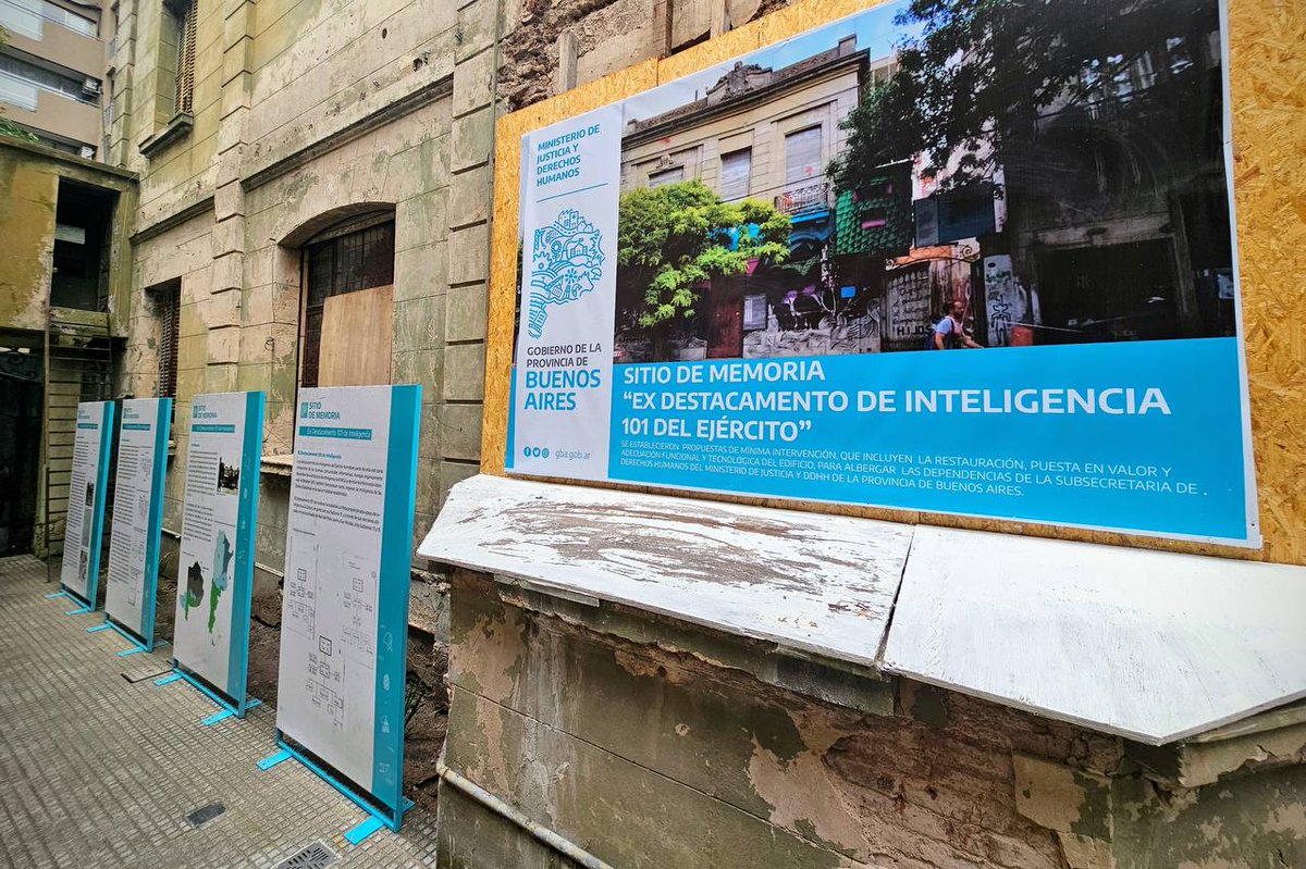 Kicillofok's tweet photo. Inauguramos el nuevo edificio del Archivo Provincial de la Memoria en La Plata, junto a nuestra querida Herenia Sánchez Viamonte, @Julio_Alak, @MatiasF_Moreno y @pietragallahora.
El lugar donde funcionó el Destacamento 101 de Inteligencia y se planificó el horror hoy es un espacio abierto al público gracias al trabajo de @DerHumanosPBA.
Construir una provincia con Memoria, Verdad y Justicia es la mejor forma de reivindicar y continuar la lucha de las Madres, las Abuelas y los 30 mil desaparecidos 🤍