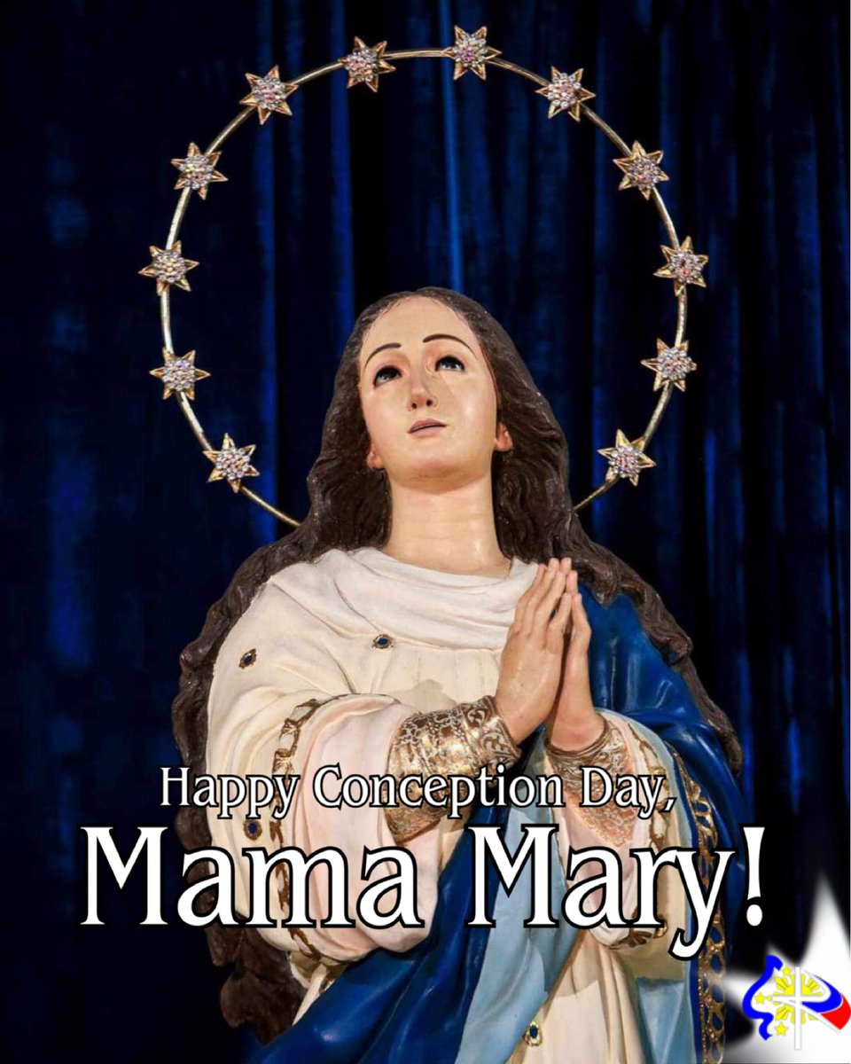 Happy Conception Day, Mama Mary! ❤️

#AveMaria #ImmaculateConception