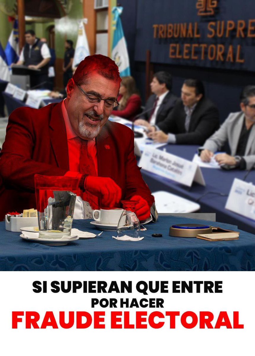 CanicheCar3089's tweet photo. @EmisorasUnidas La gente no entiende, desde ya nos demuestra la manera en que gobernará es un mal para Guatemala @BArevalodeLeon #elfraudesecae #arevaloculpable #SemillaLosVerdaderosGolpistas https://t.co/MwMQWvpGM0