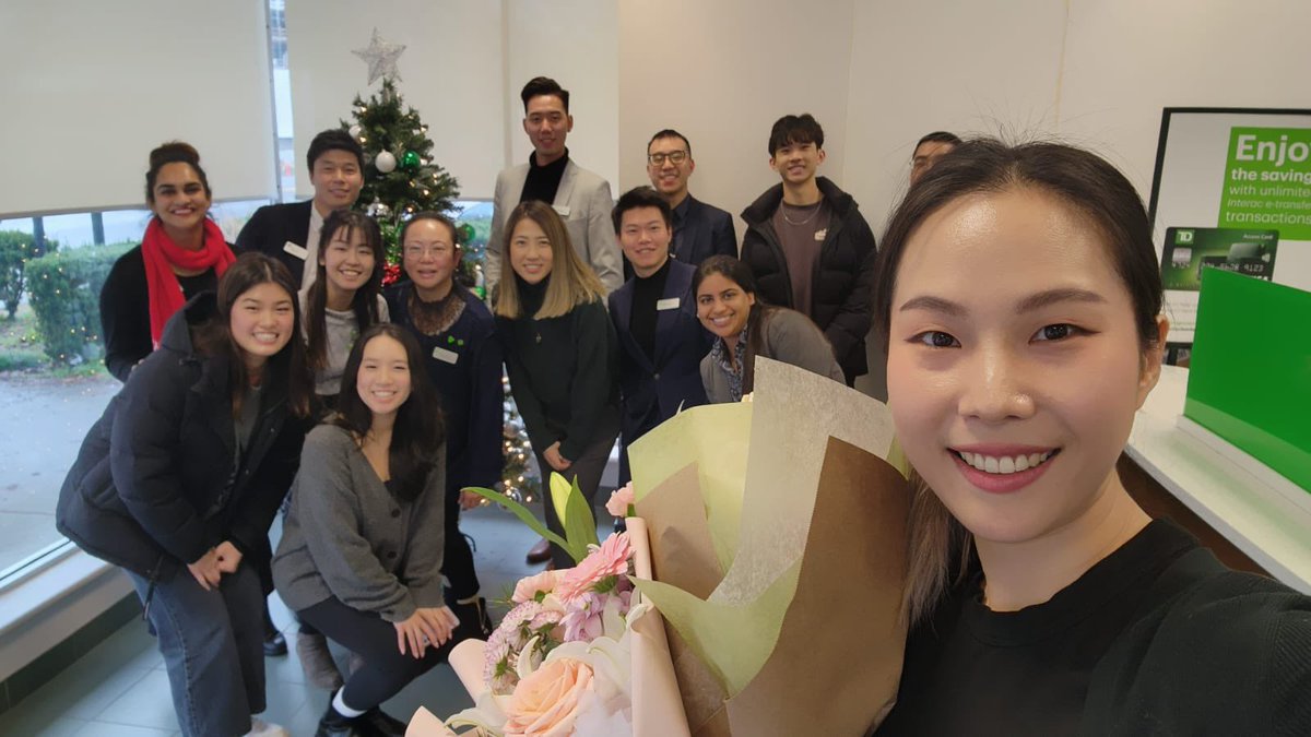 Celebrating our MCE Yeali’s exciting new chapter of going back to school! 10 years with TD and 2.5 years with Oakridge, we are glad that our paths have crossed. Thank you for everything! Miss you lots🥹. All the best to the new journey!
<a href="/WesHo_TD/">Wesley Ho</a> <a href="/AmynJessa_TD/">Amyn Jessa</a>