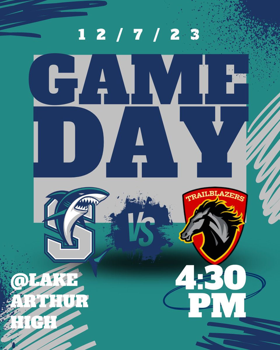SouthsideGBB's tweet photo. Game Day!!! Southside Vs. Lake Charles College Prep at The Lake Arthur Tournament today at 4:30 pm. #FearTheFin
#GeauxSharks @LgrBasketball @LSL_Sportsline @MikeCoppage1 @SBLive_LA @OTBSports_ @GeauxPrepsLA @PGHLouisiana @LATigers_ https://t.co/0xCjEAXbar