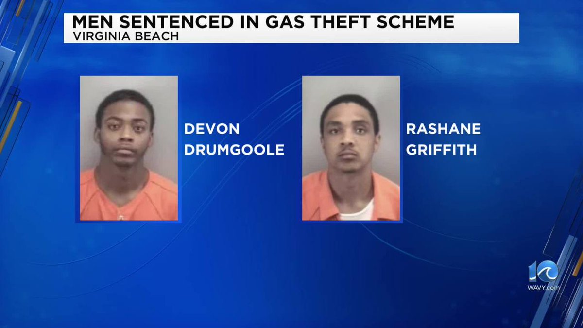 WAVY_News's tweet photo. Two men have been sentenced on Wednesday for hacking into several Virginia Beach gas stations to sell gas at a discounted rate.
https://t.co/Jk7uI4Hfgt https://t.co/L3DfJMGRwA