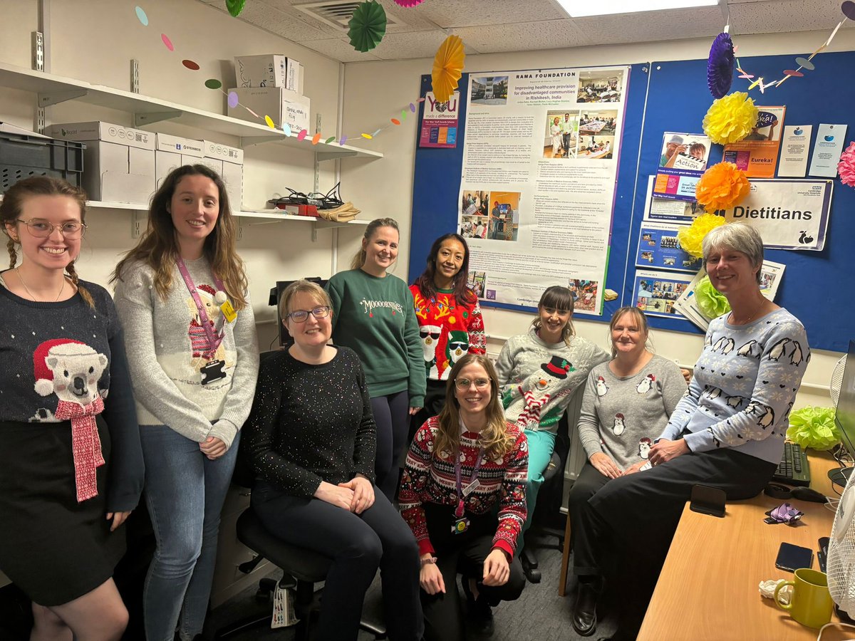 Some of the Christmas jumper day here in our dept 😁🤶🎅🏽🎄✨❄️