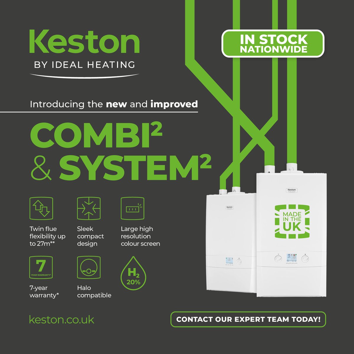 keston_boilers's tweet photo. Our next generation of twin flue boilers!

Our Combi 2 and System 2 twin flue boiler range now features a sleek new design with a selection of enhanced user-friendly controls.

Speak to a member of our expert team for more information: https://t.co/ZWeXNdVbzx https://t.co/xD2dAgYPOI