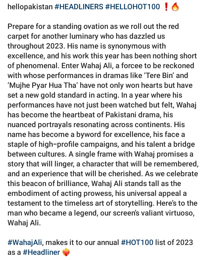ThalynBloom's tweet photo. { #WahajAli #YumnaZaidi }
You know what how much hatred you spread against them , they r raising will raise through and through. I am so proud of them &amp; proud of being a #YumHaj fan . They are ruling #HelloHot100 with their show #TereBin ❤️.congrats to @iamwahajali @yumnazaidi3 https://t.co/o4MdckXITQ