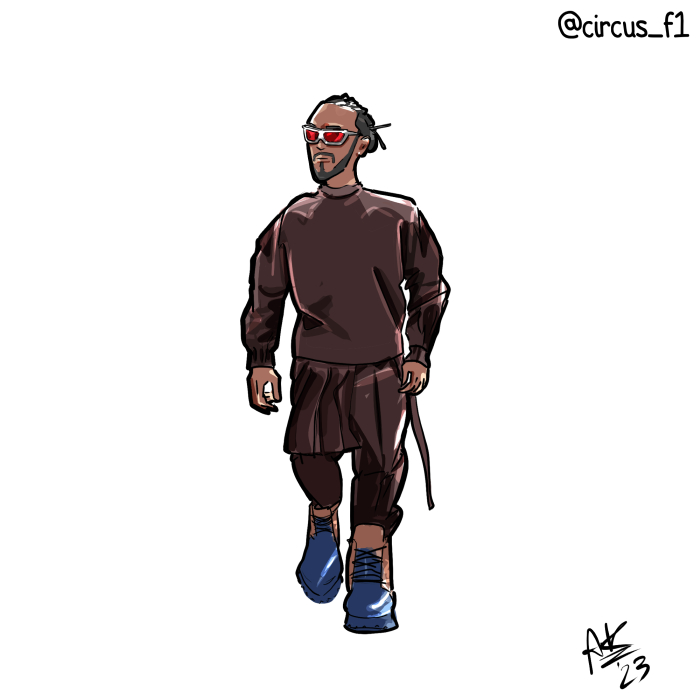 Circus_f1's tweet photo. Sketching Seb and Lewis daily till F1 comes back. #4. #f1 #formula1 #lewishamilton #sebvettel #mercedes #AstonMartin https://t.co/8Z0AYE1eFK
