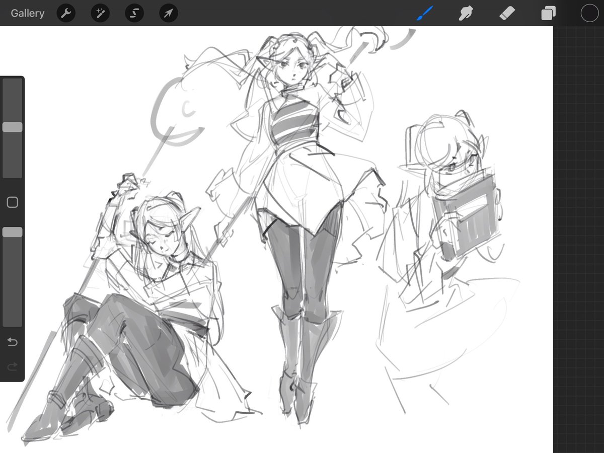 my old ipad can work only if i sketch, if i draw something bigger it just crushes at some point lol