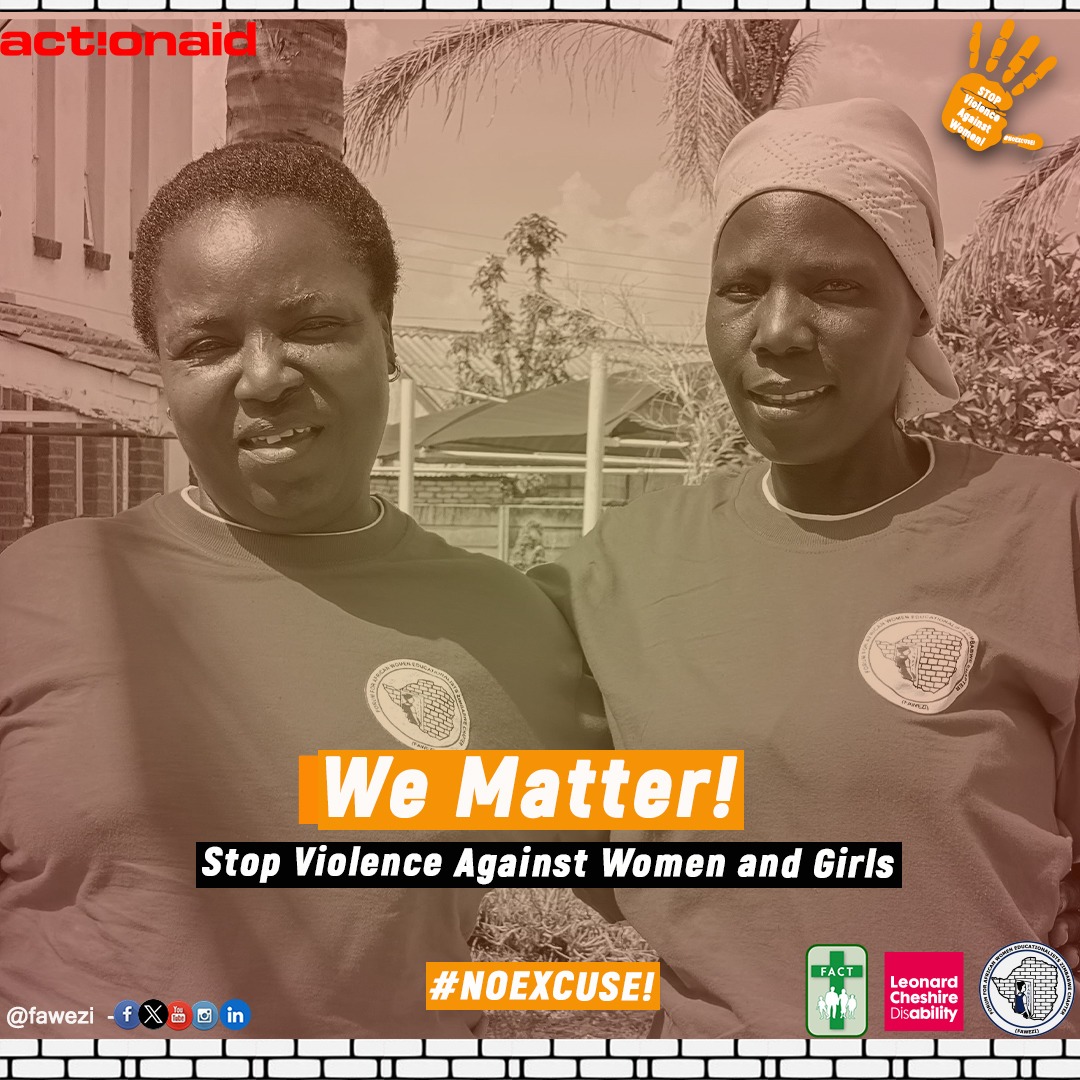 🟠 Women and Girls are not 🥊 punching bags!
➡️ They matter!
➡️ Stop gender based violence now! 
#NoExcuse #FAWEZI23 #16DaysOfActivism2023