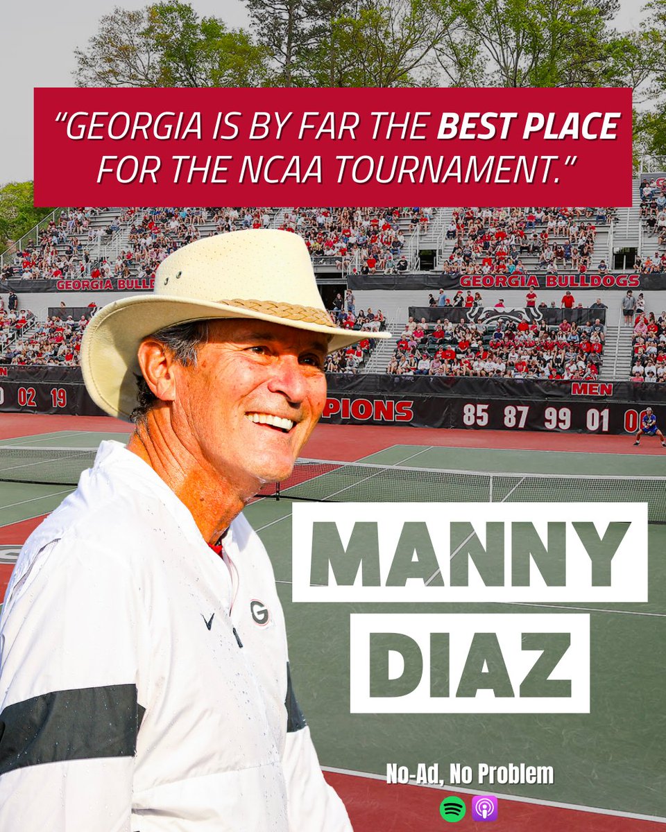 The legendary @CoachMannyDiaz discusses Georgia's 'unrivaled' atmosphere, why college tennis is more competitive than ever, and so much more! Apple: apple.co/46LZF9x Spotify: spoti.fi/3uIhJE6