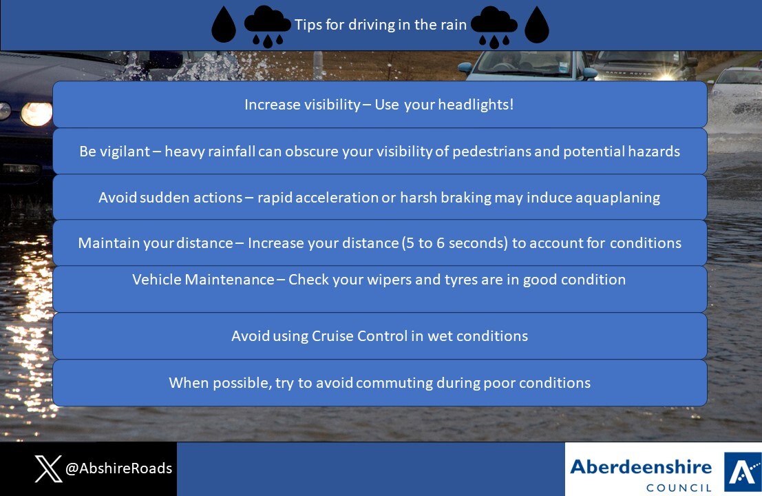 🌧️Disruption to the #Abshire network due to heavy rainfall is expected throughout the afternoon and tonight with difficult driving condtions expected.🌧️ Please drive with care and plan ahead.👇 #BePrepared #Drive2TheConditions