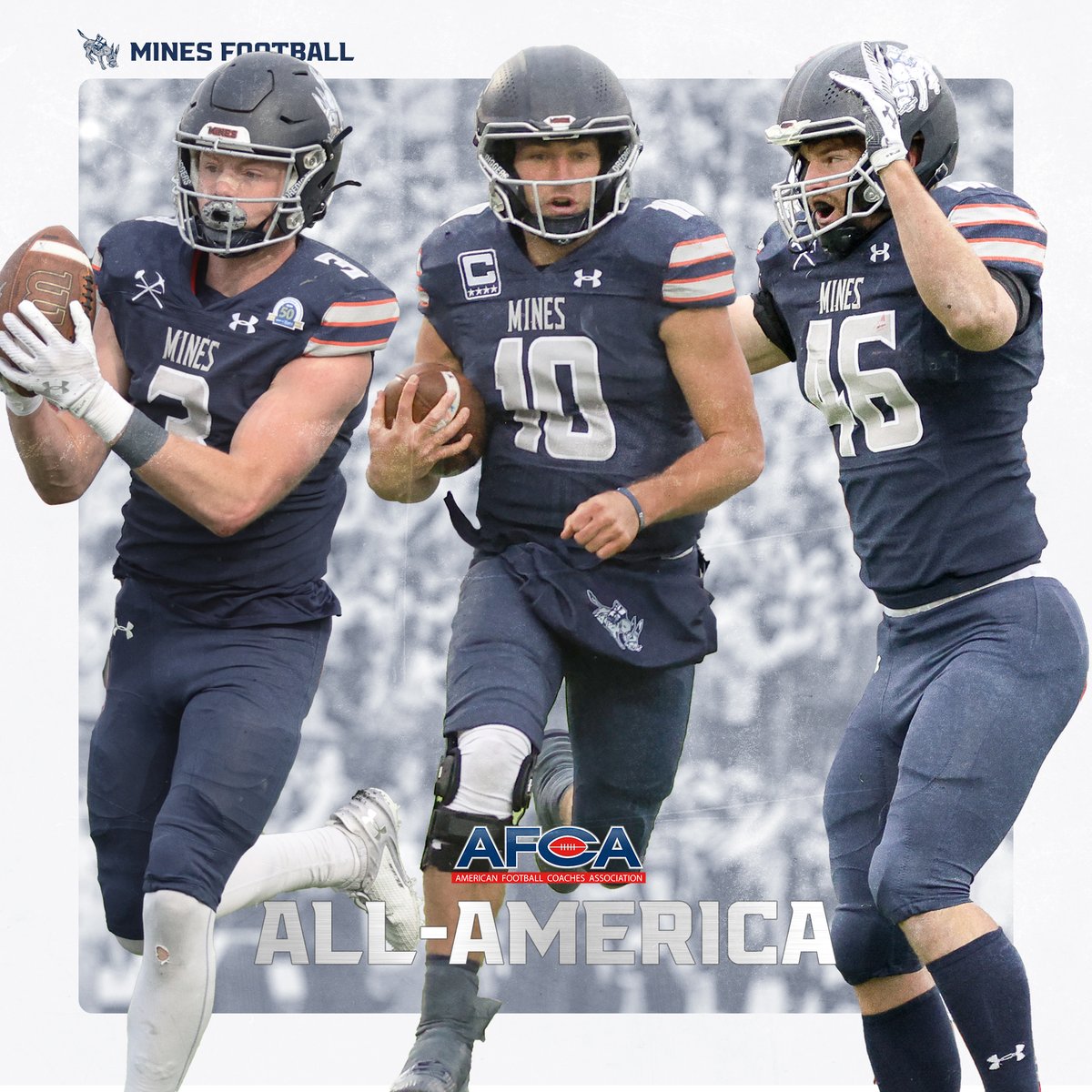 𝗔𝗙𝗖𝗔 𝗔𝗟𝗟-𝗔𝗠𝗘𝗥𝗜𝗖𝗔

🇺🇸 Max McLeod (1st Tm)
🇺🇸 John Matocha (2nd Tm)
🇺🇸 Nolan Reeve (2nd Tm)

#HelluvaEngineer⚒️