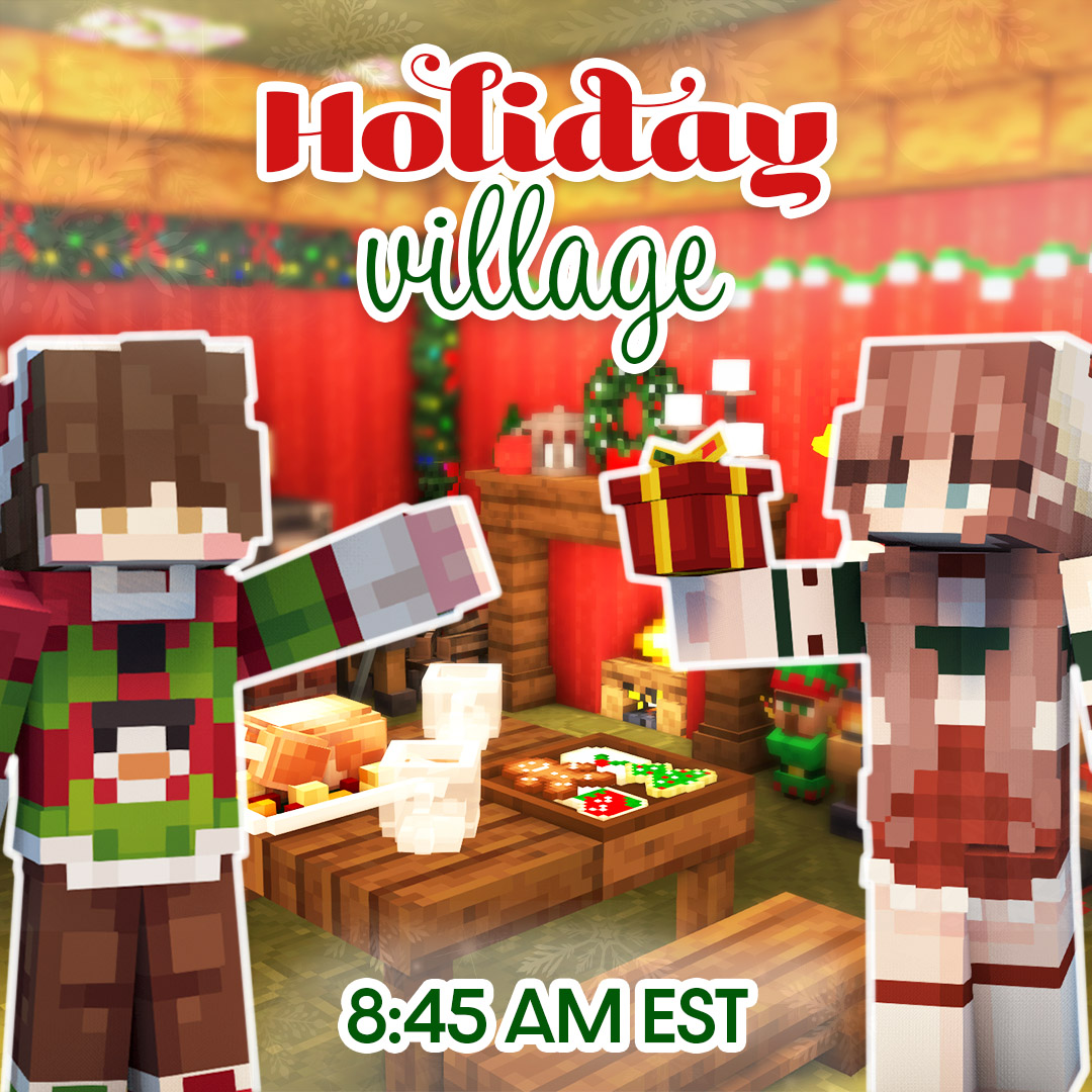 Tomorrow morning we are going live on YouTube with <a href="/frogcrafting/">🌿 frogcrafting 🍄</a> to build up a magical Christmas village! Be there or be square (well youre probably gonna be square anyway because this is a minecraft world and everythings made of blocks so just be there ok)