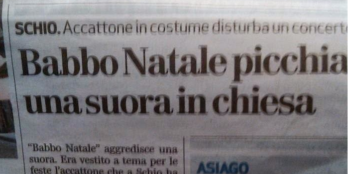 Dio's tweet photo. Lo spirito natalizio, in Veneto. https://t.co/DE99ccuG4B