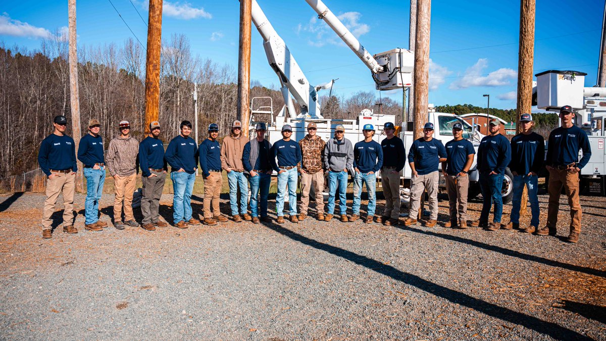 ForsythTechCC's tweet photo. 🎓 A big Congratulations to our 62nd Class of Electrical Lineworker Graduates cohort of skilled, dedicated professionals ready to illuminate the world! 💡👏 #LineworkerStrong #Graduates #PoweringTheFuture #APlaceofPromise https://t.co/o43fVYR6ZQ