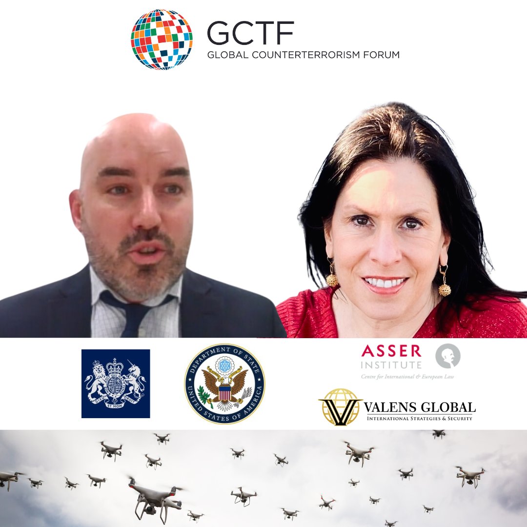 .@FCDOGovUK 🇬🇧 & @StateDeptCT 🇺🇸 are hosting a series of webinars, with implementing partners @TMCAsser & @Valens_Global, that include virtual, interactive workshops to understand the opportunities and threats of #UAS use better (2/2) #CounterTerrorism 👉ow.ly/8EYu50QcP2y