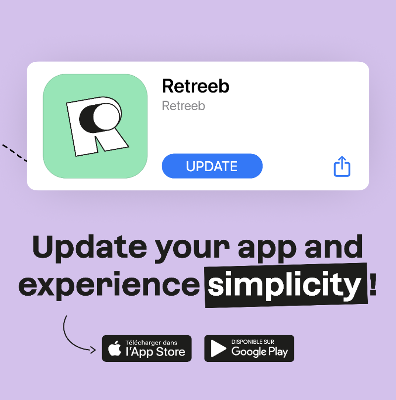 retreeb_io's tweet photo. Retreeb is updating! 📲

👉 We've listened to the numerous feedback from our community. Meet the new Retreeb app, simpler and more intuitive.

Update now, and experience the new way of redistributing. 💸