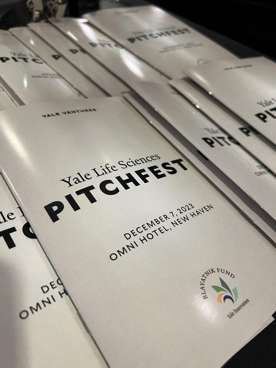 Yale Ventures (@yale_ventures) on Twitter photo Yale Life Sciences PitchFest is underway! Good luck to the 32 <a href="/Yale/">Yale University</a> presenters who are pitching as part of The Blavatnik Fund for Innovation at Yale at one of New Haven’s biggest #biotech events of the year. Yale Life Sciences PitchFest is underway! Good luck to the 32 <a href="/Yale/">Yale University</a> presenters who are pitching as part of The Blavatnik Fund for Innovation at Yale at one of New Haven’s biggest #biotech events of the year.