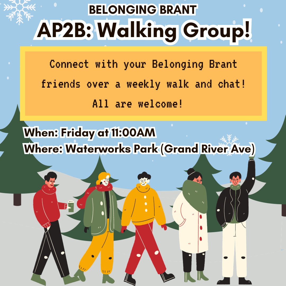 We're walking at Waterworks Park tomorrow, Friday December 8th! There may be some construction, so follow the signs for parking. We'll all walk into the park together. See you at 11:00AM!