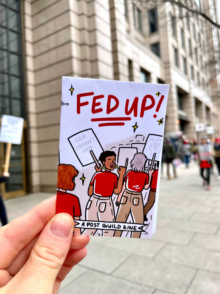 Craving Washington Post journalism but don’t want to cross the picket line while we’re on strike? We’ve got just the publication for you! “Fed up!” is a minizine by The Post Guild. Here’s what’s inside: