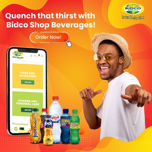 SP: Discover the Refreshing World of Bidco Beverages! Dive into a range of delightful drinks, meticulously crafted to quench your thirst and uplift your spirit. @BidcoGroup shop.bidcoafrica.com