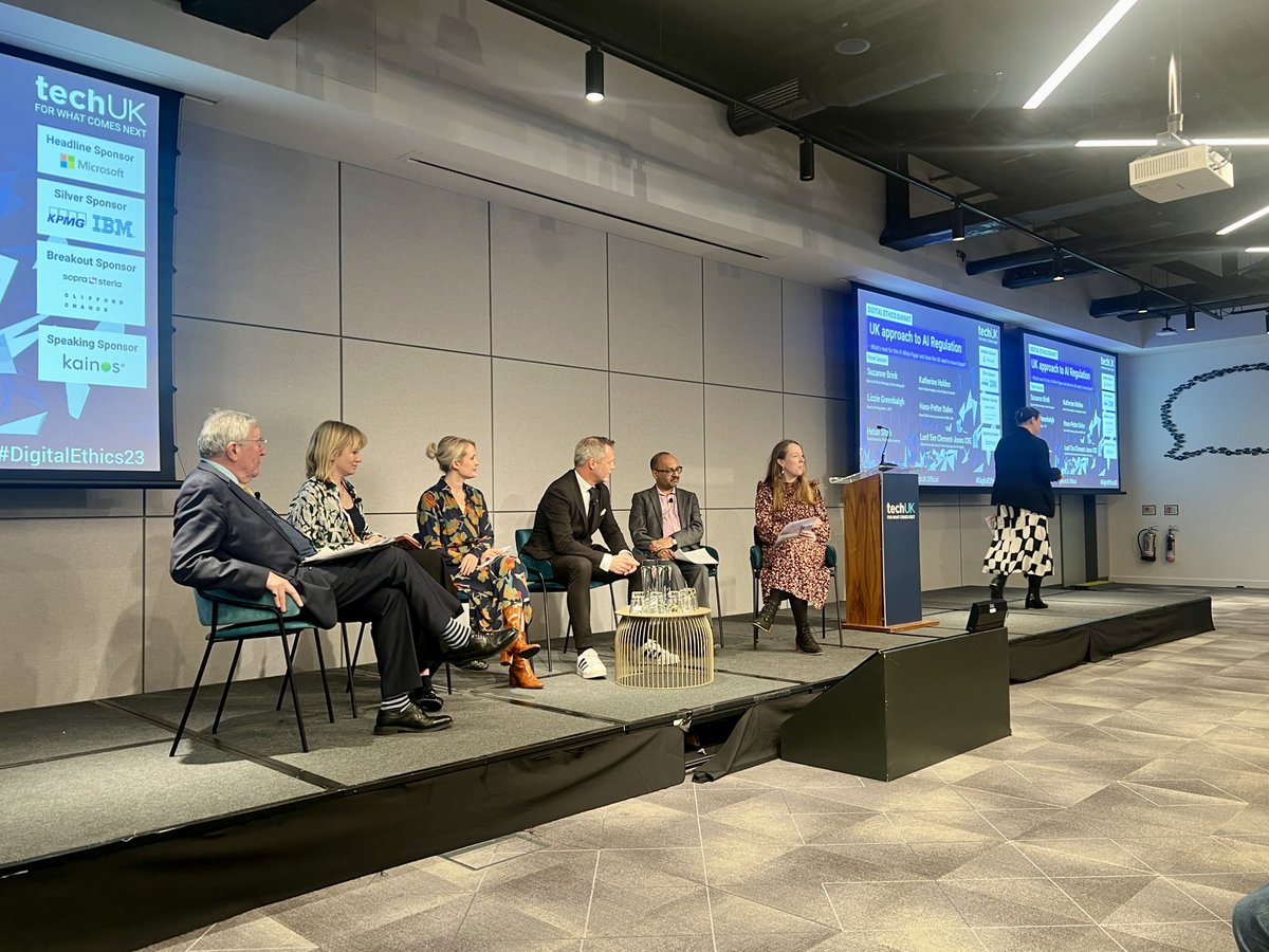 Hazy was at @techUK's #DigitalEthics23 Summit yesterday. Key takeaways: 🤝 AI needs interoperability 🌎 There's been a shift from domestic AI responsibility to a global imperative 🗓AI regulation must be flexible and solve risks today #ai #data #ethics #digitalethics23