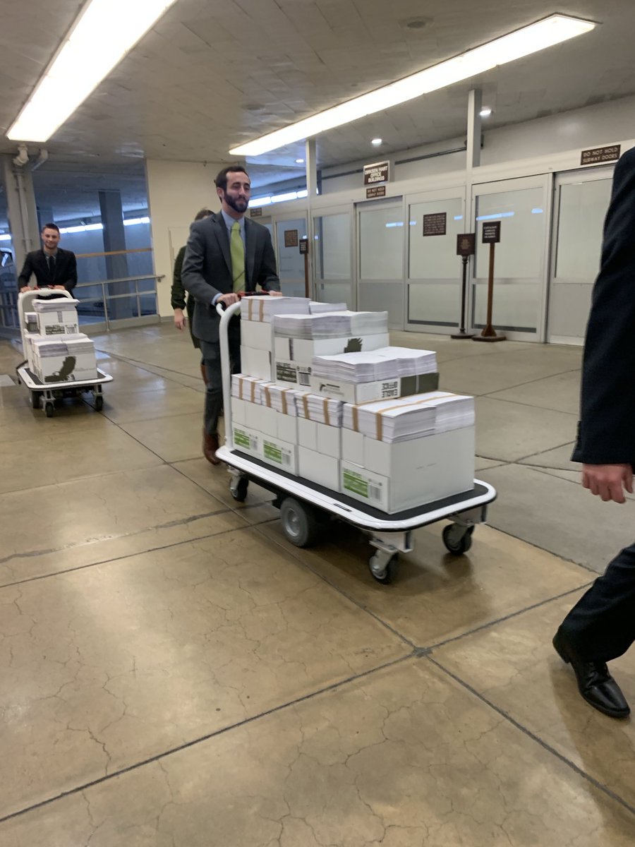 reporterjoe's tweet photo. This is the mammoth #fy24NDAA. (48 copies of it, I overheard.) https://t.co/I6yDldZosO