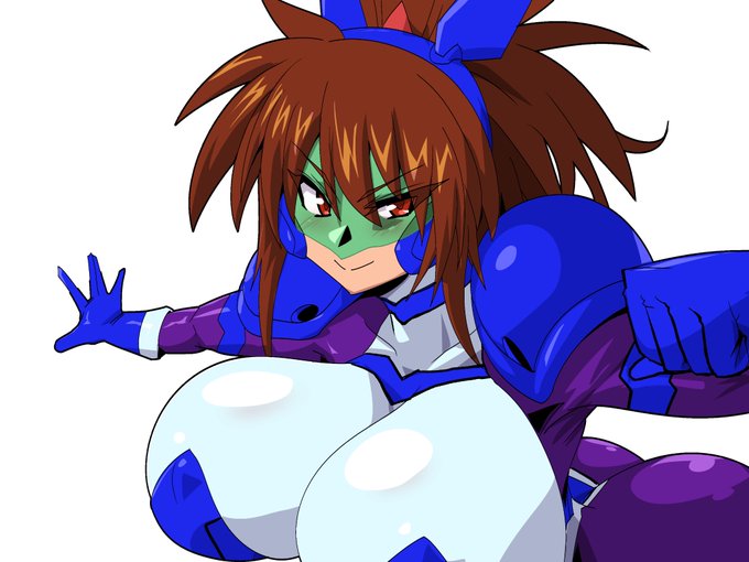 たまには描かないとでざっくりブルーラビット。 